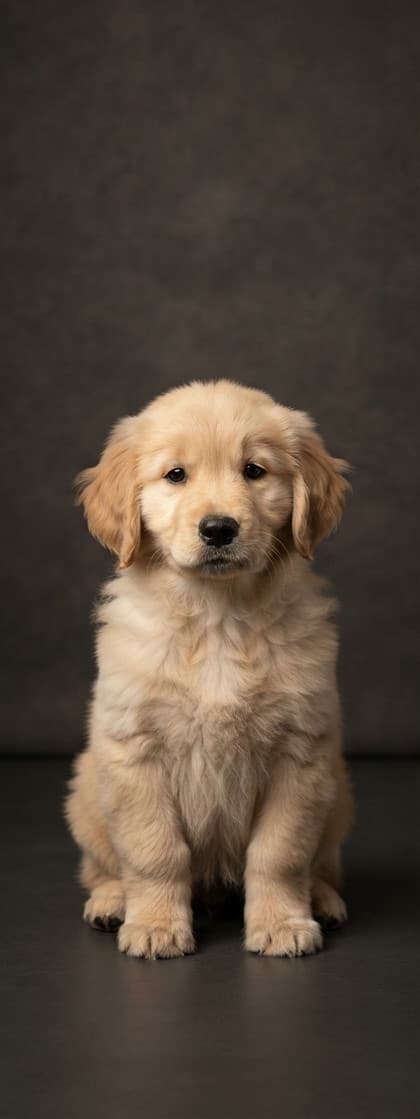 A puppy, before